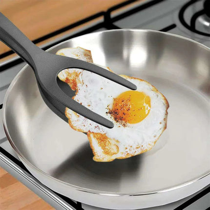 Versatile 2-In-1 Kitchen Spatula and Tongs for Hassle-Free Cooking - Très Elite