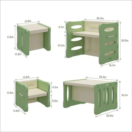 Versatile 3-in-1 Kids Furniture Set: Table & Chair Combo for Growing Children - Très Elite