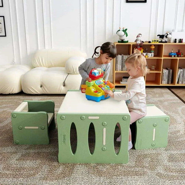 Versatile 3-in-1 Kids Furniture Set: Table & Chair Combo for Growing Children..