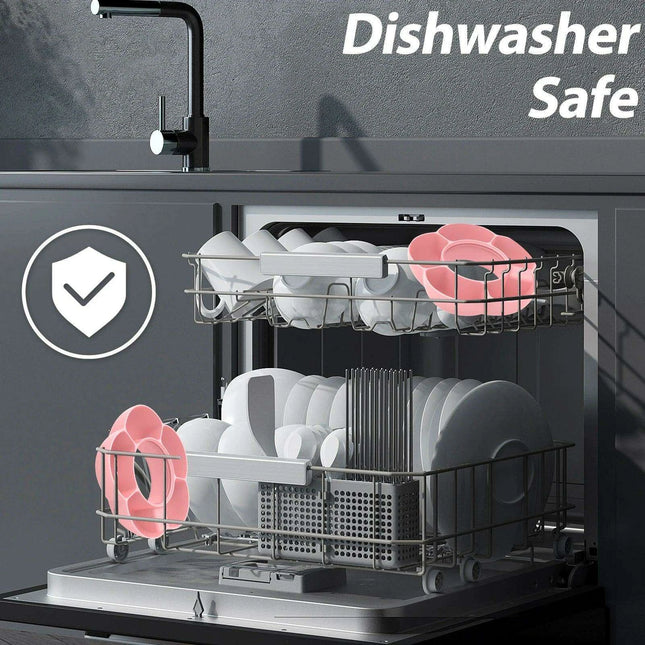 Versatile 5-Compartment Silicone Snack Bowl Set for 40oz Insulated Tumblers