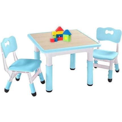 Versatile Activity Table and Chair Set for Kids with 2 Adjustable Chairs - Ideal Creative Space for Ages 3-8 - Très Elite