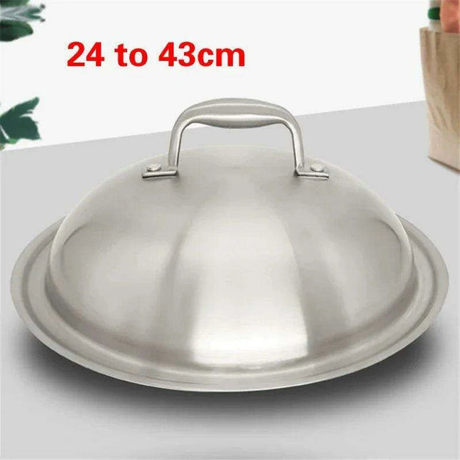 Versatile Adjustable Stainless Steel Pot Lid for Enhanced Cooking Experience
