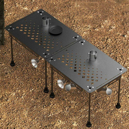 Versatile Aluminum Folding Picnic Table for Outdoor Adventures - Très Elite