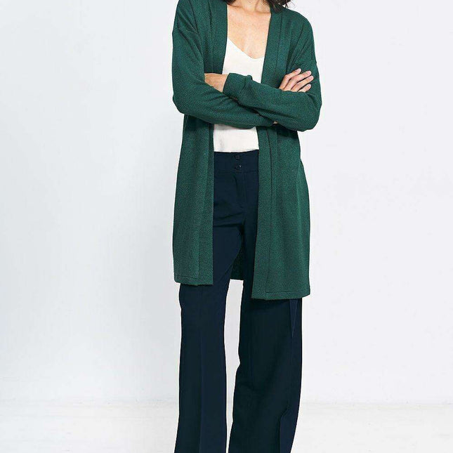 Versatile Black Knit Cardigan For Effortless Cozy Styling