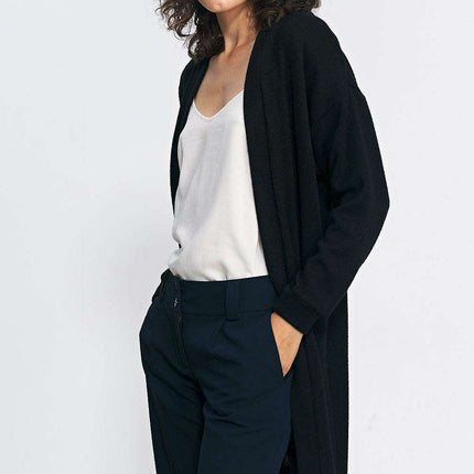 Versatile Black Knit Cardigan For Effortless Cozy Styling - Très Elite