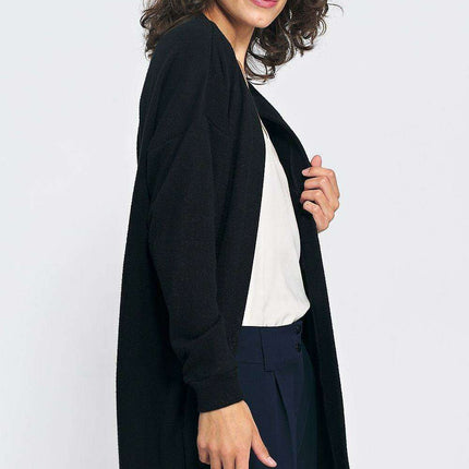 Versatile Black Knit Cardigan For Effortless Cozy Styling - Très Elite