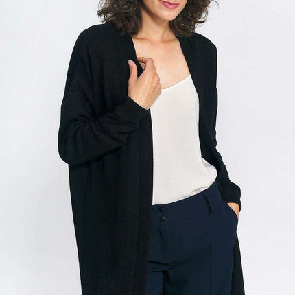Versatile Black Knit Cardigan For Effortless Cozy Styling - Très Elite