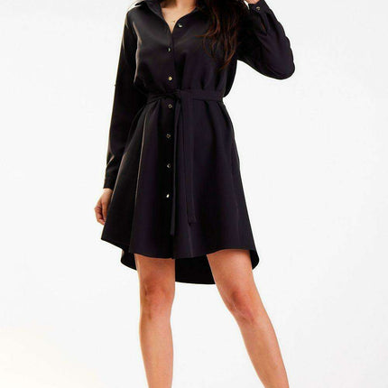 Versatile Charm: Adjustable Sleeve Mini Dress - Très Elite