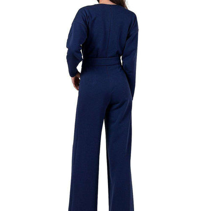 Versatile Chic Knit Jumpsuit with Adjustable Belt - Très Elite