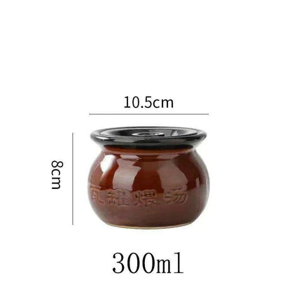 Versatile Clay Cooking Pots Set for Soups, Stews, Rice, Noodles, and Porridge - Sizes from 250ml to 800ml - Très Elite