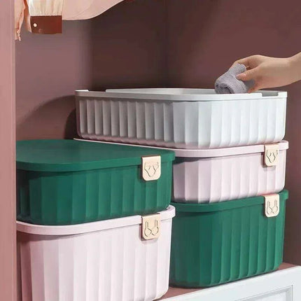 Versatile Closet Storage Organizer with Multi-Compartment Design - Très Elite