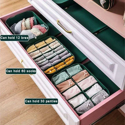 Versatile Closet Storage Organizer with Multi-Compartment Design - Très Elite