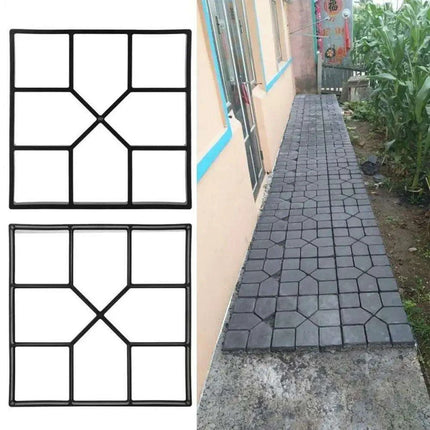 Versatile DIY Concrete Walkway Mold for Personalized Garden Paths and Driveways..