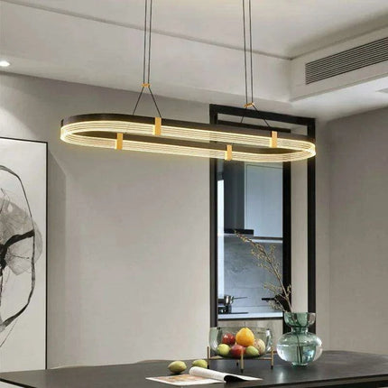 Versatile Dimmable LED Chandelier with Customizable Features..