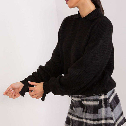 Versatile Elegance - Convertible Knit Sweater - Très Elite