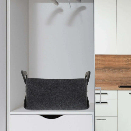 Versatile Foldable Polyester Laundry Basket - Organize Clothes and Toys with Ease..