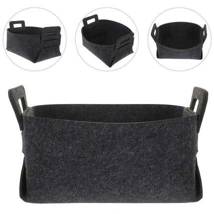 Versatile Foldable Polyester Laundry Basket - Organize Clothes and Toys with Ease..