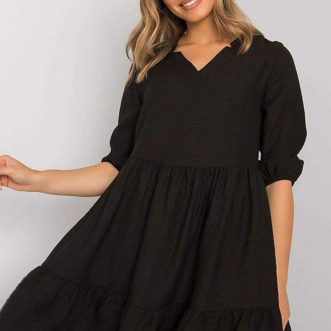 Versatile Frilled Dress for Every Event