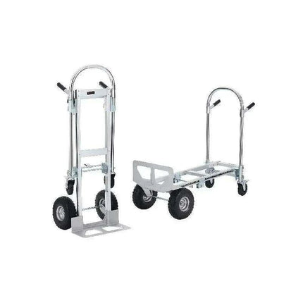 Versatile Heavy-Duty Aluminum Folding Hand Truck for Efficient Goods Transport on Any Terrain - Très Elite