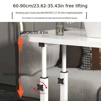 Versatile Height-Adjustable Rolling Workspace Desk with Storage for Home, Office, and Outdoor Use - Très Elite