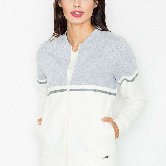 Versatile Knit Zip-Up Bomber Jacket - Perfect Fit for Every Body Type