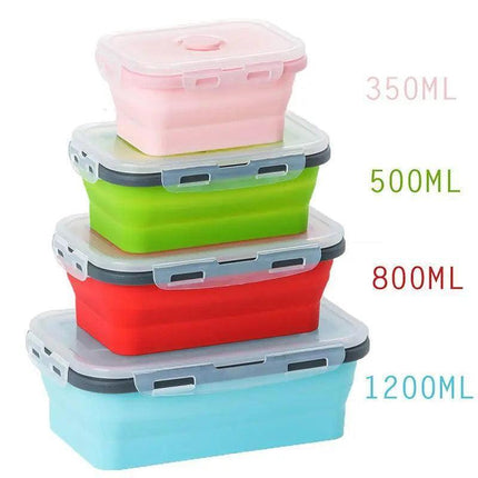 Versatile Leakproof Silicone Meal Prep Containers for On-the-Go Convenience..