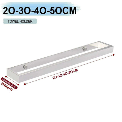 Versatile Matte Black Stainless Steel Towel Rack with Adjustable Sizing and Wall Mounting Flexibility..