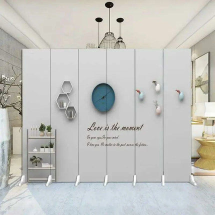 Versatile Mobile Folding Chinese Partition Screen for Hotels and Offices - Dual-Sided Conference Divider - Très Elite