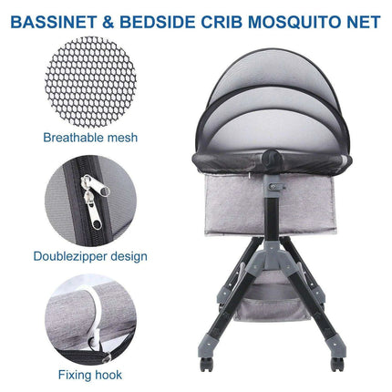 Versatile Mosquito Net for Baby Cribs - Lightweight, Removable, and Breathable Protection for Year-Round Use - Très Elite