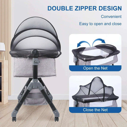 Versatile Mosquito Net for Baby Cribs - Lightweight, Removable, and Breathable Protection for Year-Round Use - Très Elite