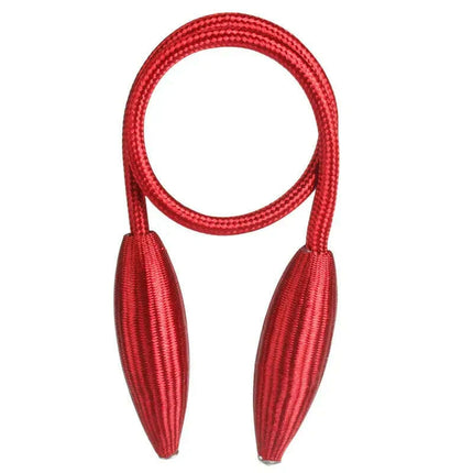 Versatile Plush Alloy Curtain Tiebacks with Adjustable Ropes for Heavy Drapes - Très Elite