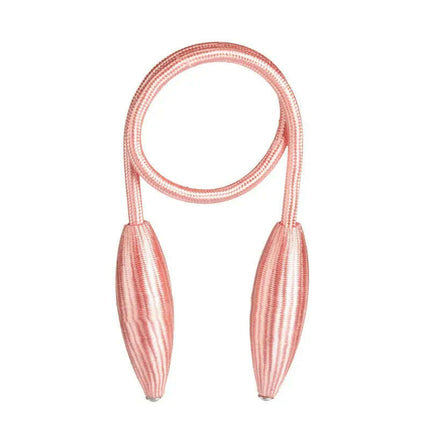 Versatile Plush Alloy Curtain Tiebacks with Adjustable Ropes for Heavy Drapes - Très Elite