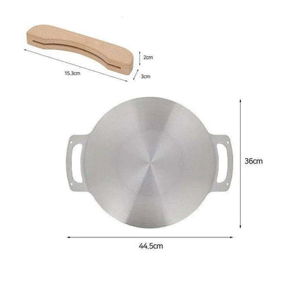 Versatile Portable Stainless Steel Korean BBQ Grill Pan for Outdoor Gatherings - Très Elite