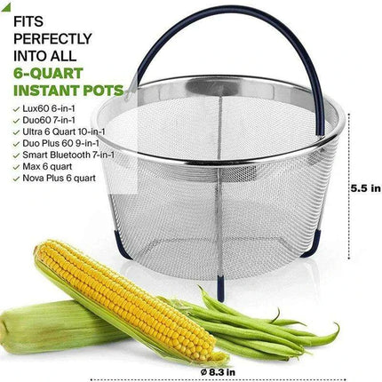 Versatile Premium 304 Stainless Steel Cooking Basket Collection - Très Elite