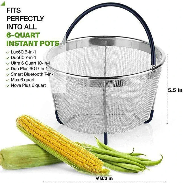 Versatile Premium 304 Stainless Steel Cooking Basket Collection - Très Elite