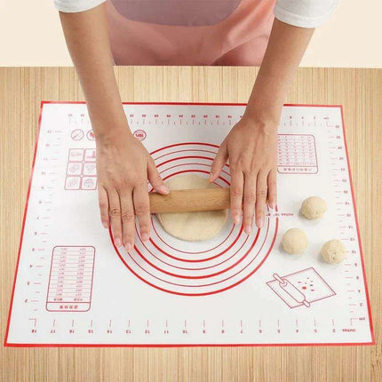 Versatile Silicone Baking Mat with Measurement Guide - Essential Tool for Effortless Cooking and Baking - Très Elite