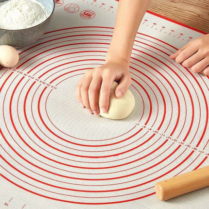 Versatile Silicone Baking Mat with Measurement Guide - Essential Tool for Effortless Cooking and Baking - Très Elite
