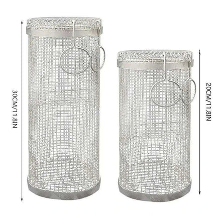 Versatile Stainless Steel BBQ Grilling Basket for Outdoor Cooking Adventures - Très Elite