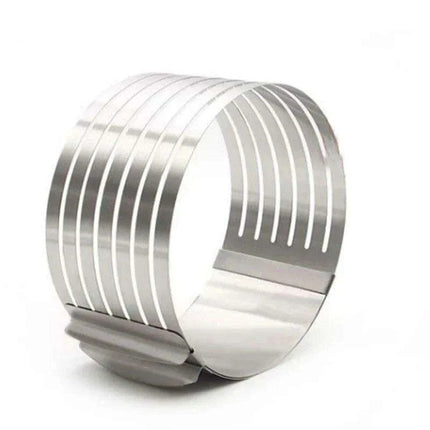 Versatile Stainless Steel Cake Slicing Set for Perfect Layered Creations - Très Elite