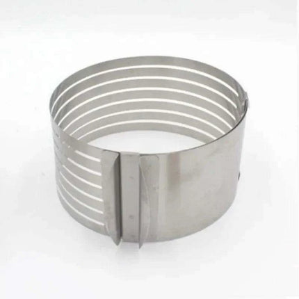 Versatile Stainless Steel Cake Slicing Set for Perfect Layered Creations - Très Elite