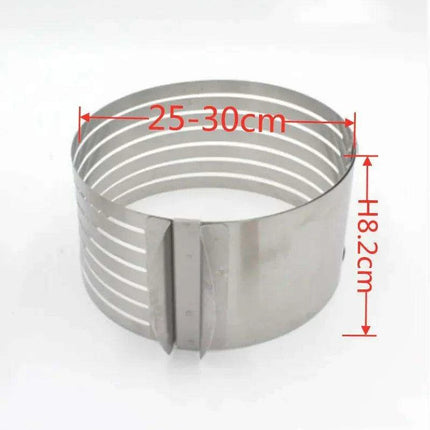 Versatile Stainless Steel Cake Slicing Set for Perfect Layered Creations - Très Elite