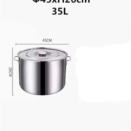 Versatile Stainless Steel Soup and Storage Drum Pot - Très Elite