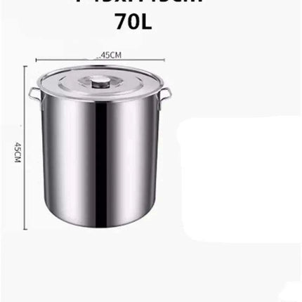 Versatile Stainless Steel Soup and Storage Drum Pot- Très Elite- Très Elite