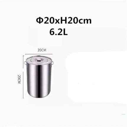 Versatile Stainless Steel Soup and Storage Drum Pot- Très Elite- Très Elite