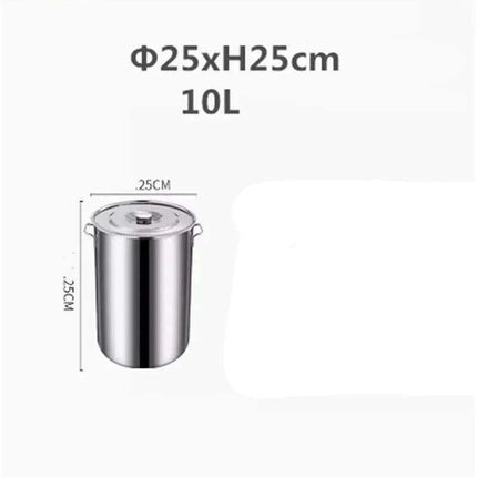 Versatile Stainless Steel Soup and Storage Drum Pot- Très Elite- Très Elite