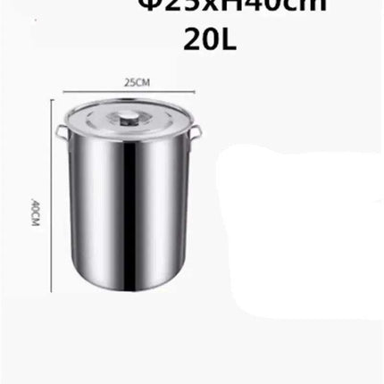 Versatile Stainless Steel Soup and Storage Drum Pot- Très Elite- Très Elite