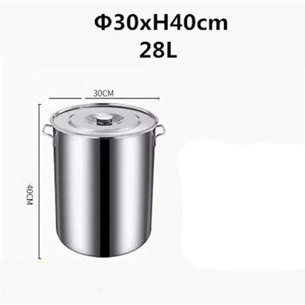 Versatile Stainless Steel Soup and Storage Drum Pot- Très Elite- Très Elite