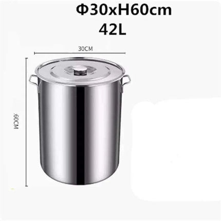 Versatile Stainless Steel Soup and Storage Drum Pot - Très Elite