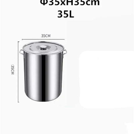 Versatile Stainless Steel Soup and Storage Drum Pot- Très Elite- Très Elite