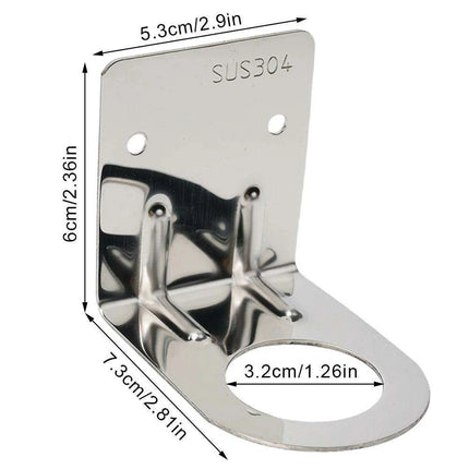 Versatile Stainless Steel Wall-Mounted Shower Organizer with Adjustable Bottle Storage - Très Elite
